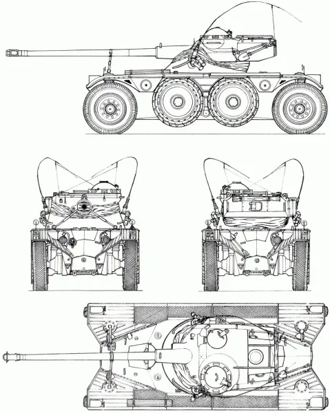 На каких танках выполнять Panhard EBR 75 (FL 10) в масштабе 1:10 на 3D-принтере! Panhard EBR 75 (FL 10) в масштабе 1:10 на 3D-принтере!