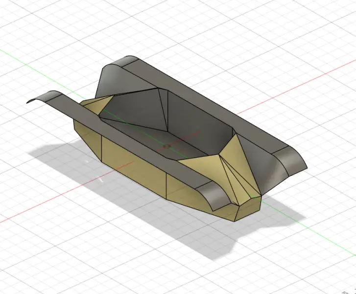 1.1 Корпус. EBR 75 (FL 10) в масштабе 1:10